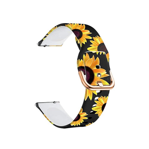 Print Silicone Strap, without a watch, 3/4 front view