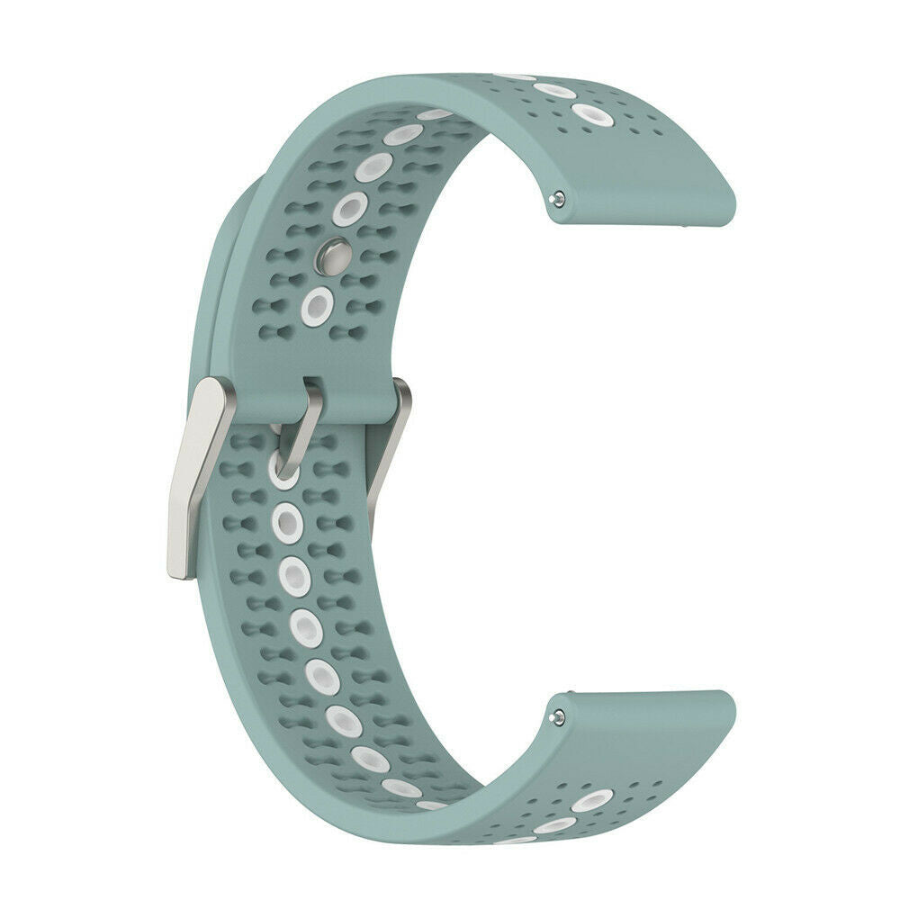 Correa silicona Suunto Race 2 (verde-gris/blanco)
