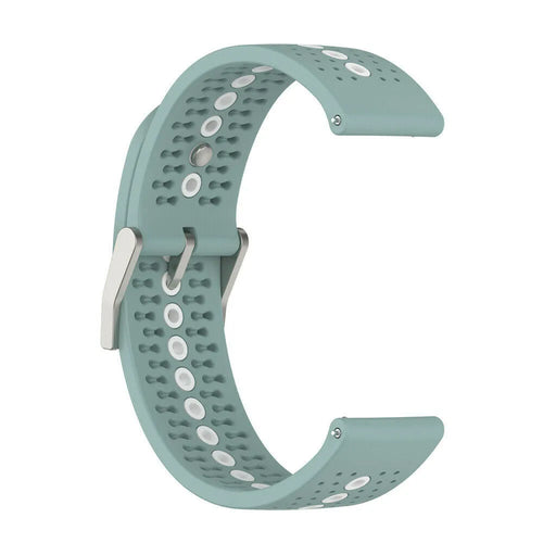 Correa silicona Suunto Race 2 (verde-gris/blanco)