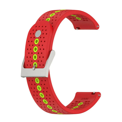 Suunto Run Silikonarmband (rot/grün)