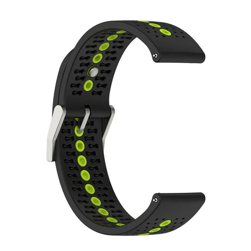 Correa silicona Suunto Race 2 (negro/amarillo)