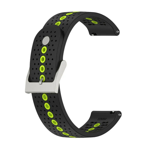 Correa silicona Suunto Vertical 2 (negro/amarillo)