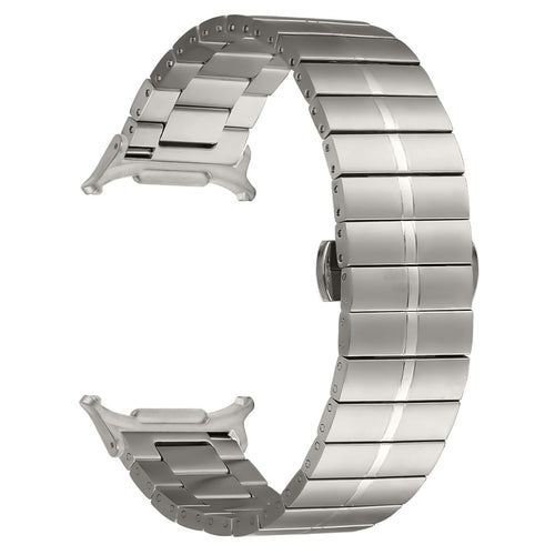 Premium Metal Strap, titanium, without a watch, 3/4 front view