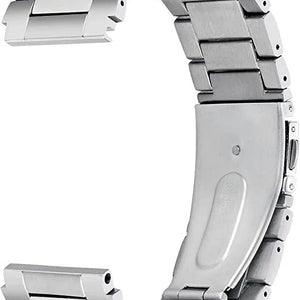 Titanium Strap, silver, without a watch, 3/4 front view