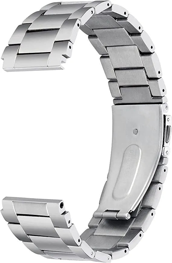 Titanium Strap, silver, without a watch, 3/4 front view