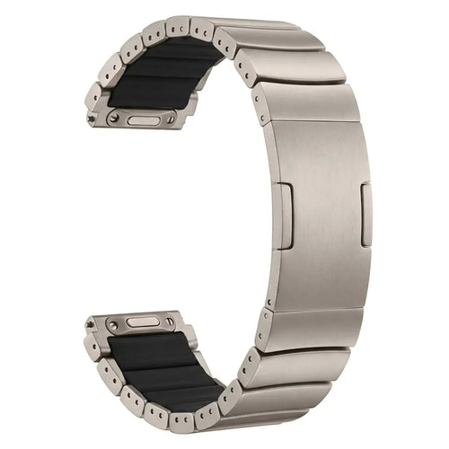 One Bead Titanium Strap, without a watch, 3/4 front view