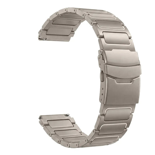 Turtle Titanium Strap, without a watch, 3/4 front view