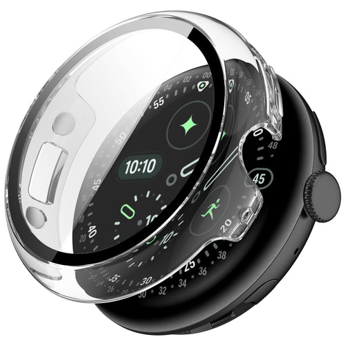 Google Pixel Watch 4 - 45mm hard case met glas (transparant)