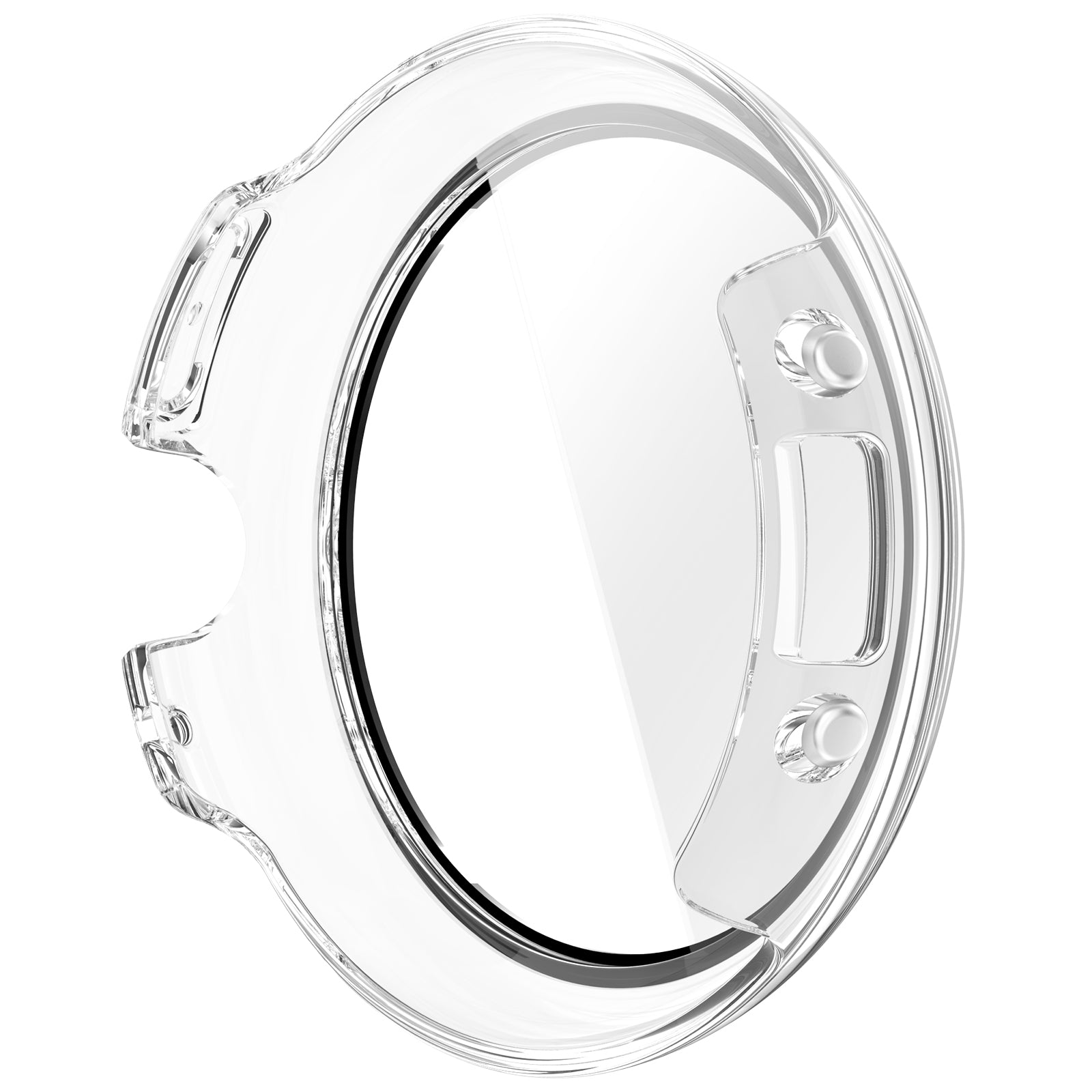Google Pixel Watch 4 - 45mm hard case met glas (transparant)