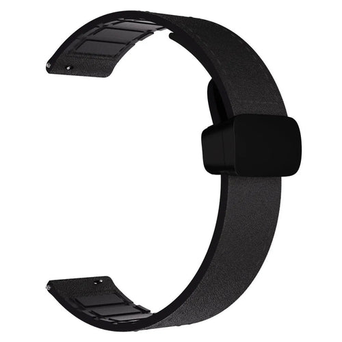 Correa cuero con hebilla Amazfit Balance 2 (negro)