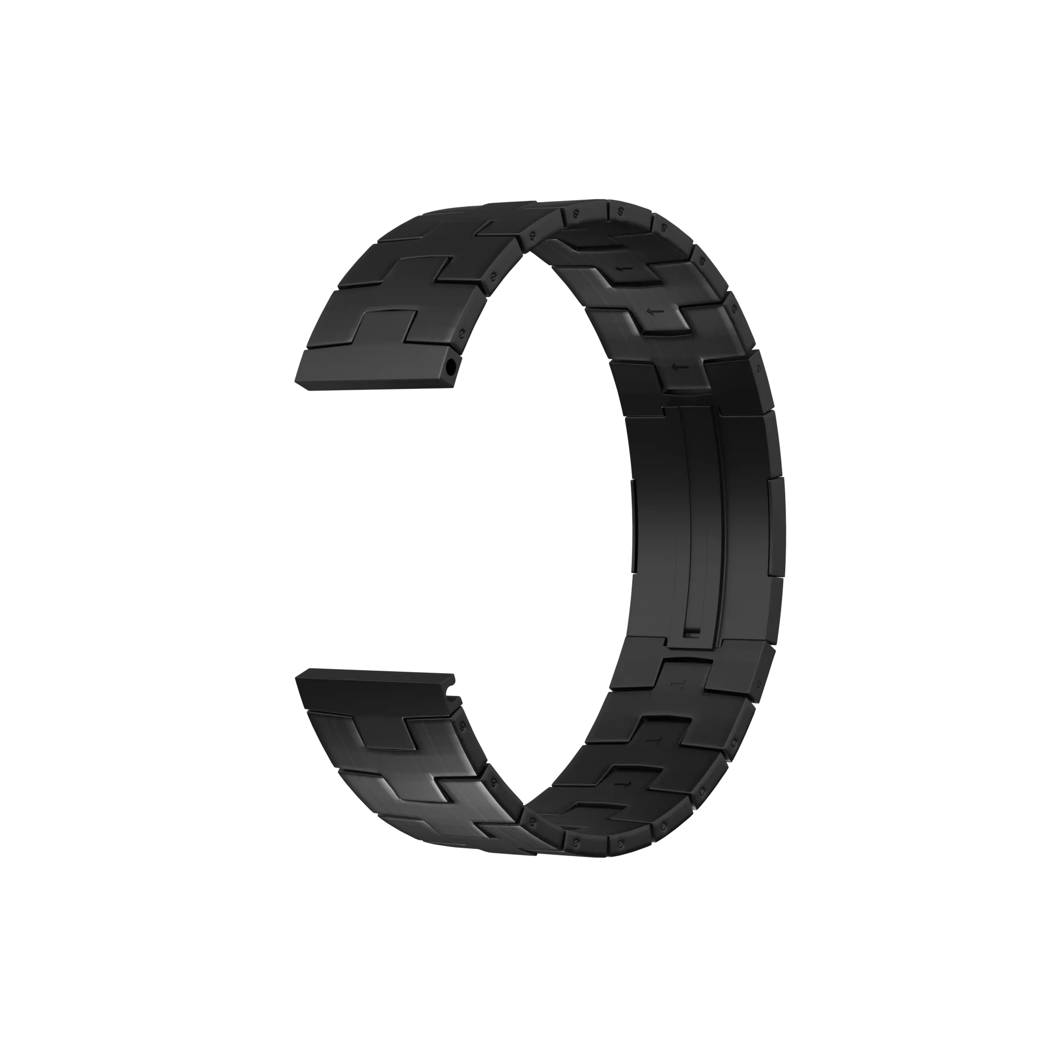 Huawei Watch Ultimate Titan-Grain-Armband (flacher Verschluss) (Graphit)