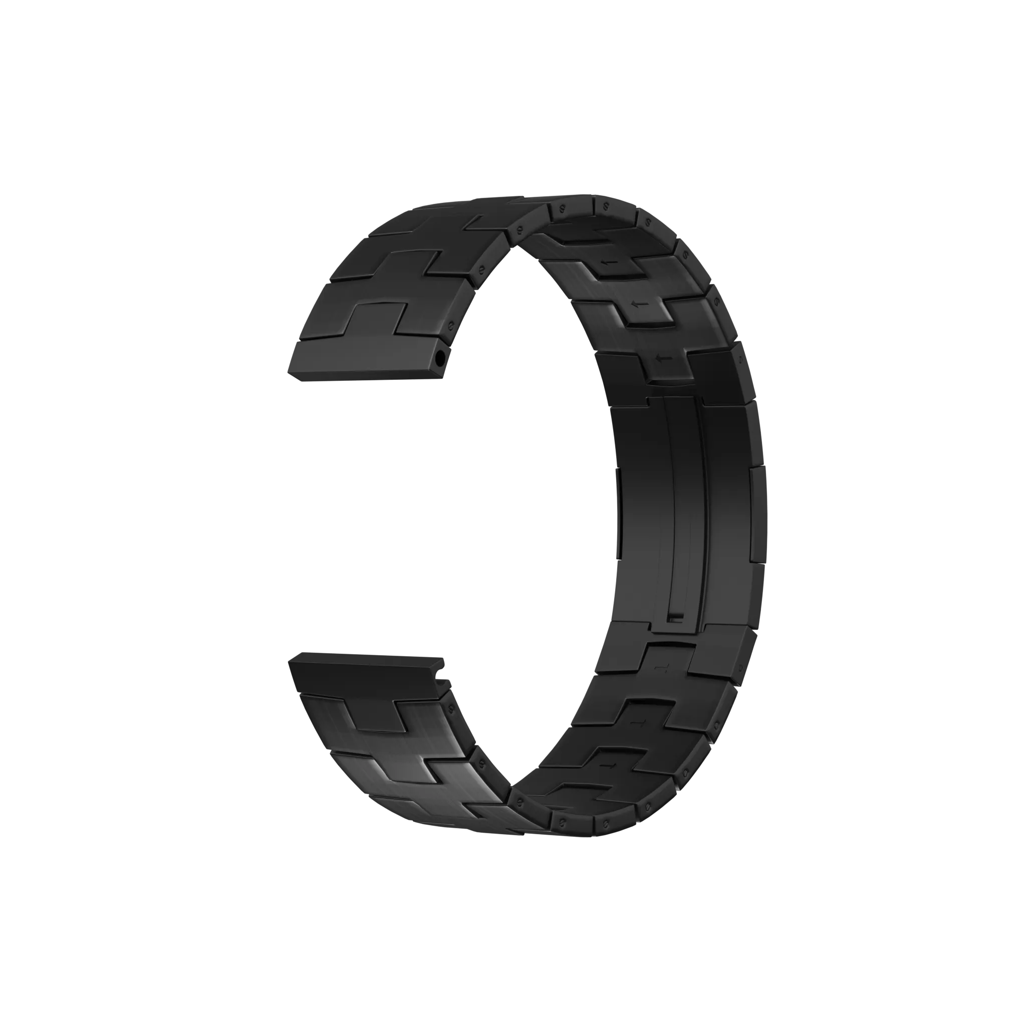 Huawei Watch GT 4 - 46mm Gebürstetes Titanarmband (flacher Verschluss) (Graphit)