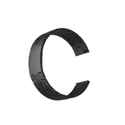 CMF Watch Pro 3 Titanium Grain Strap (Flat Buckle) (Black)