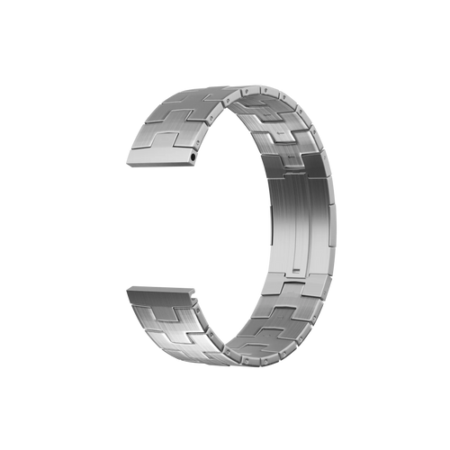 Bracelet titane granulé Xiaomi Watch 2 (boucle plate) (argent)