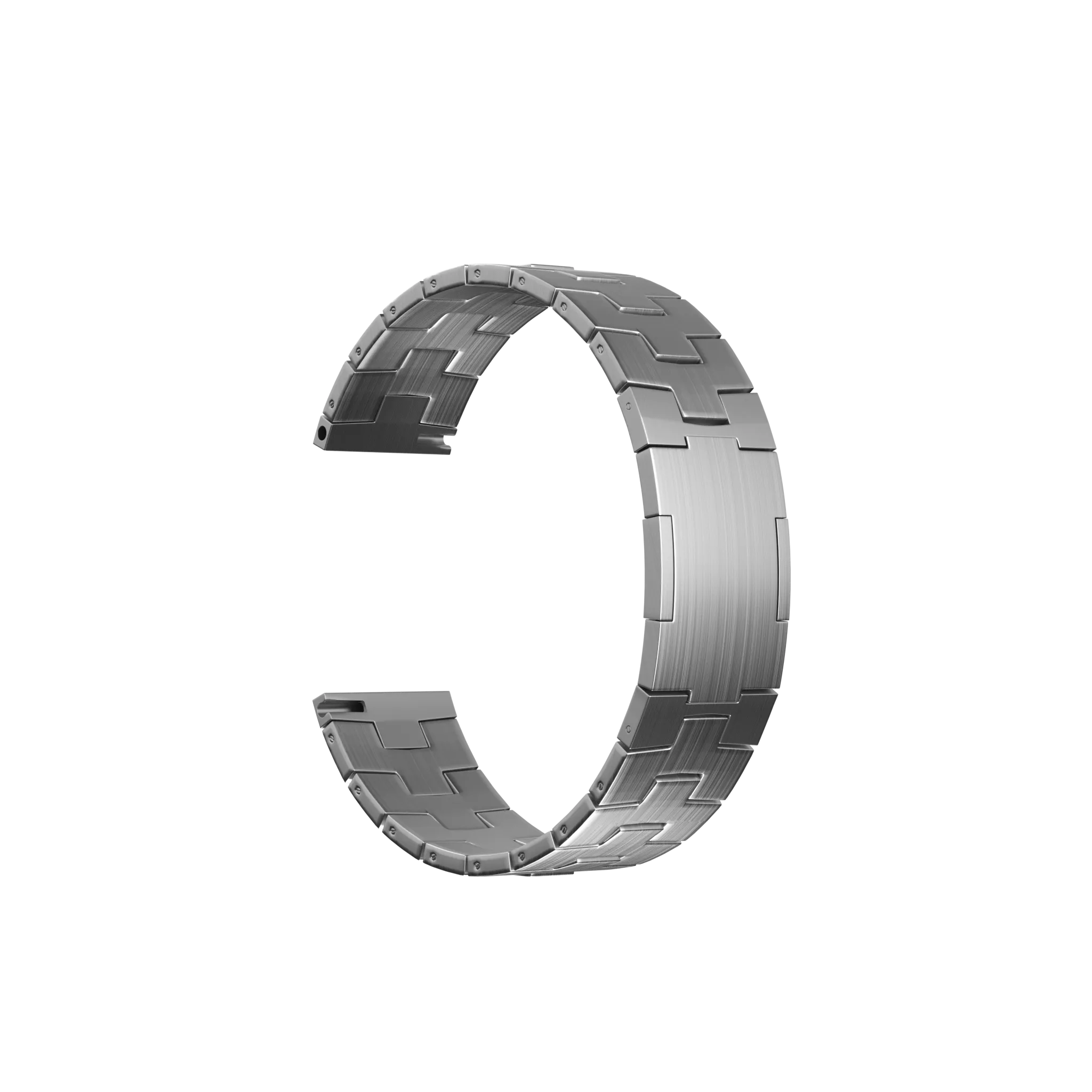 Suunto Race 2 Gebürstetes Titanarmband (Flache Schnalle) (Silber)