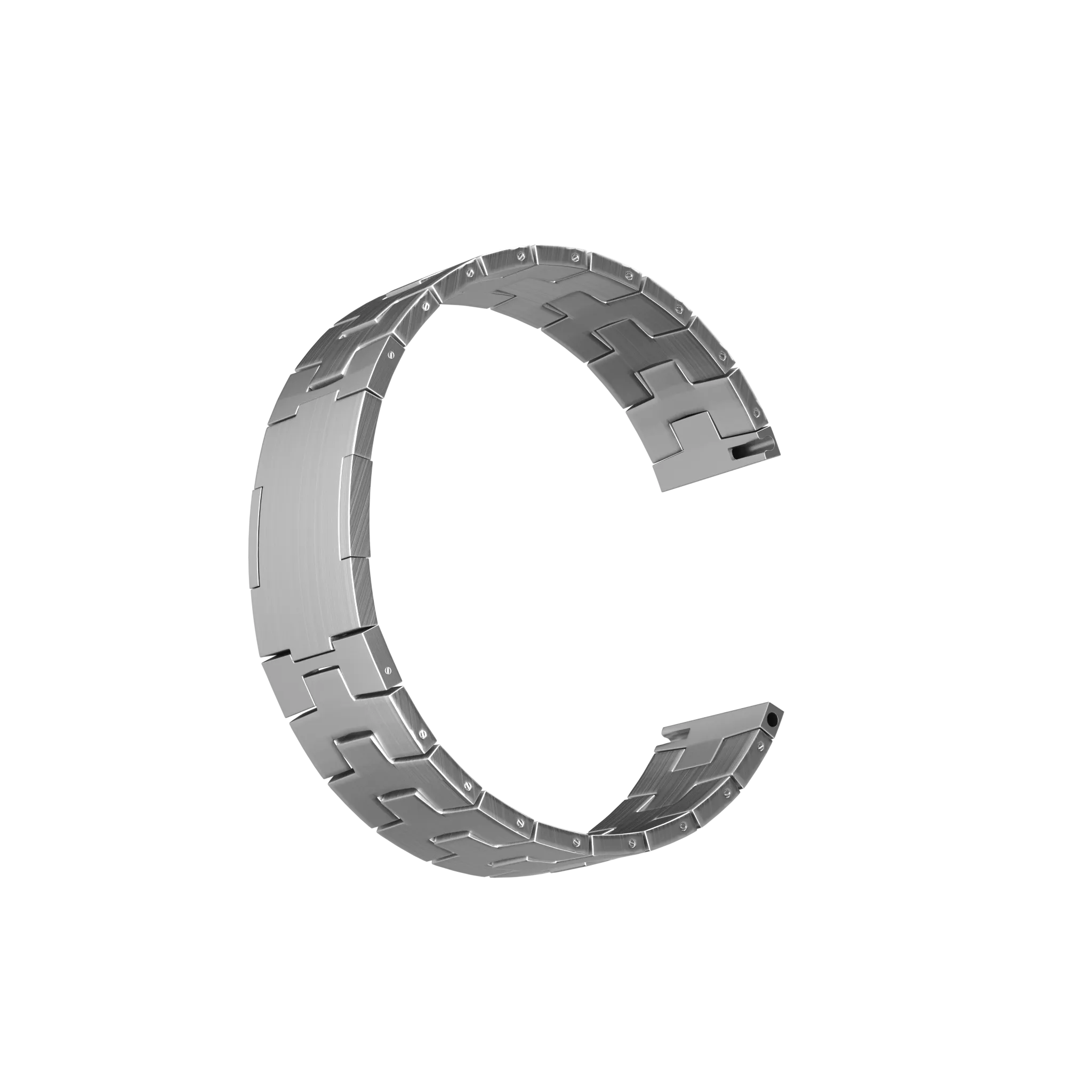 Xiaomi Watch S4 Titanium Grain Strap (Flat Buckle) (Silver)