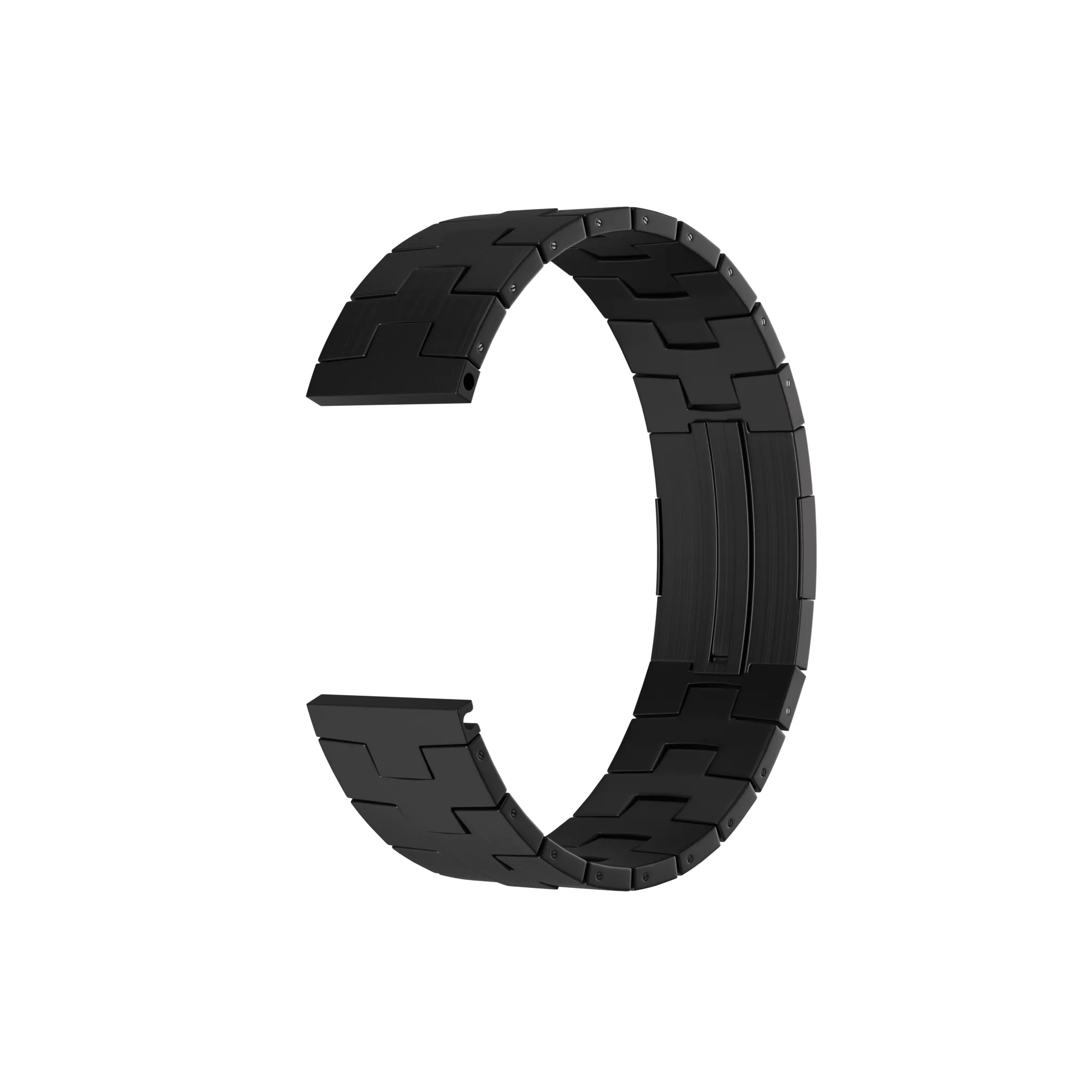 Amazfit Bip 6 Titanium Grain Strap (Flat Buckle) (Black)