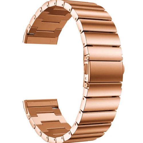 Metal Strap, rose gold, without a watch, 3/4 front view