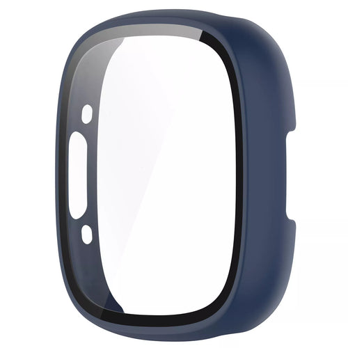 Fitbit Versa 4 / Sense 2 Hartschale mit Glass (Blau)