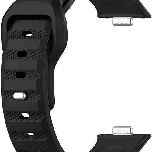 Bracelet silicone Outdoor Huawei Watch Fit 4 (noir)