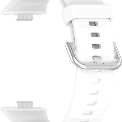 Bracelet silicone Huawei Watch Fit 4 (blanc)
