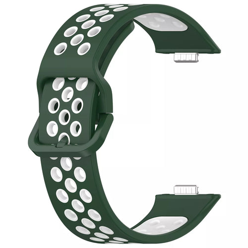 Huawei Watch Fit 5 Sport Strap (Green/White)