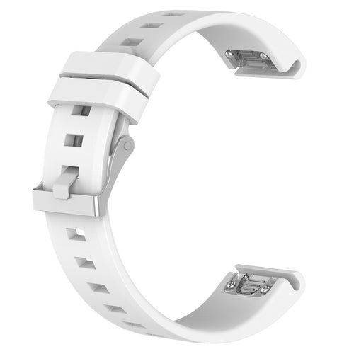 Garmin Forerunner 745 glossy silicone band (wit)