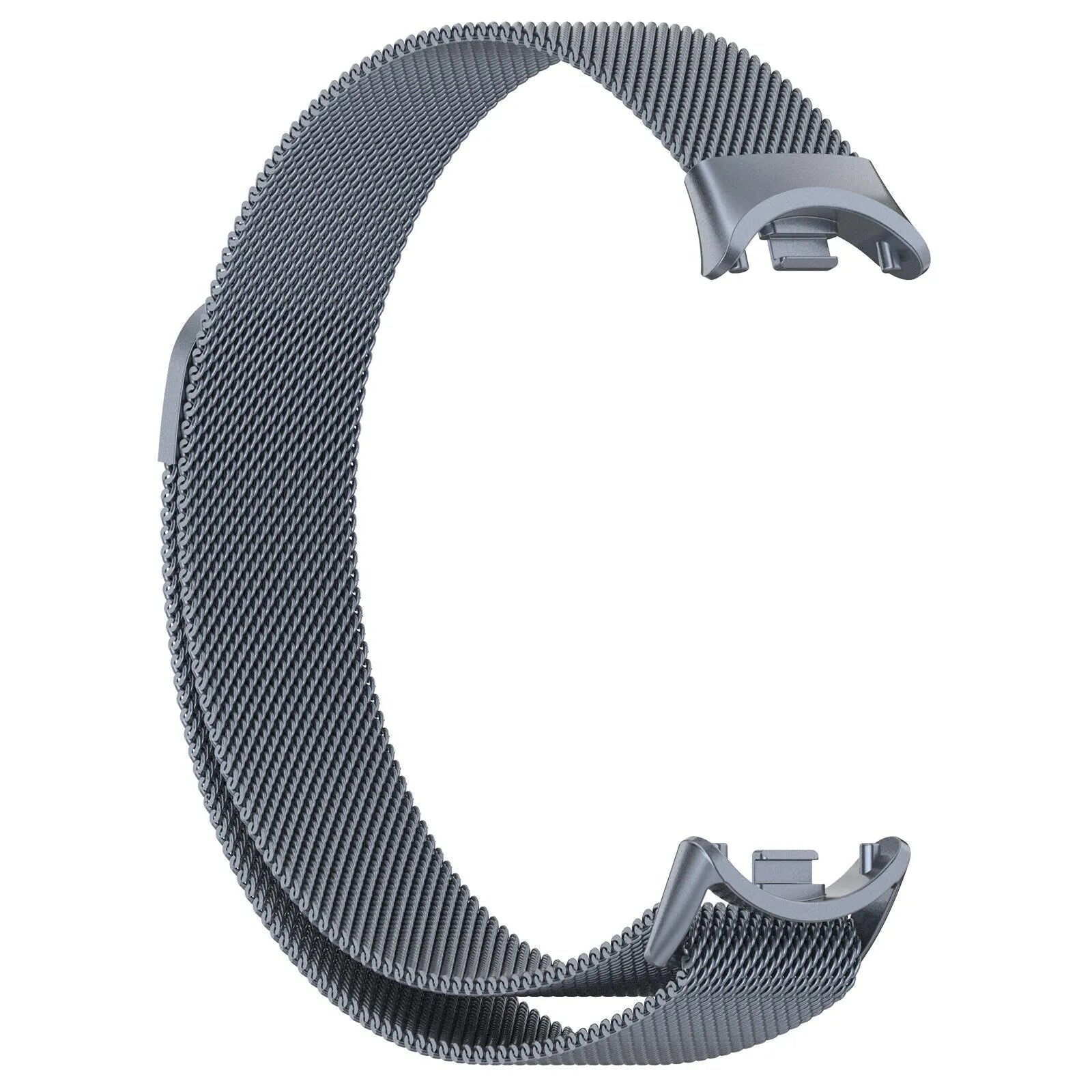 Milanese Strap, space grey, without a watch, 3/4 front view