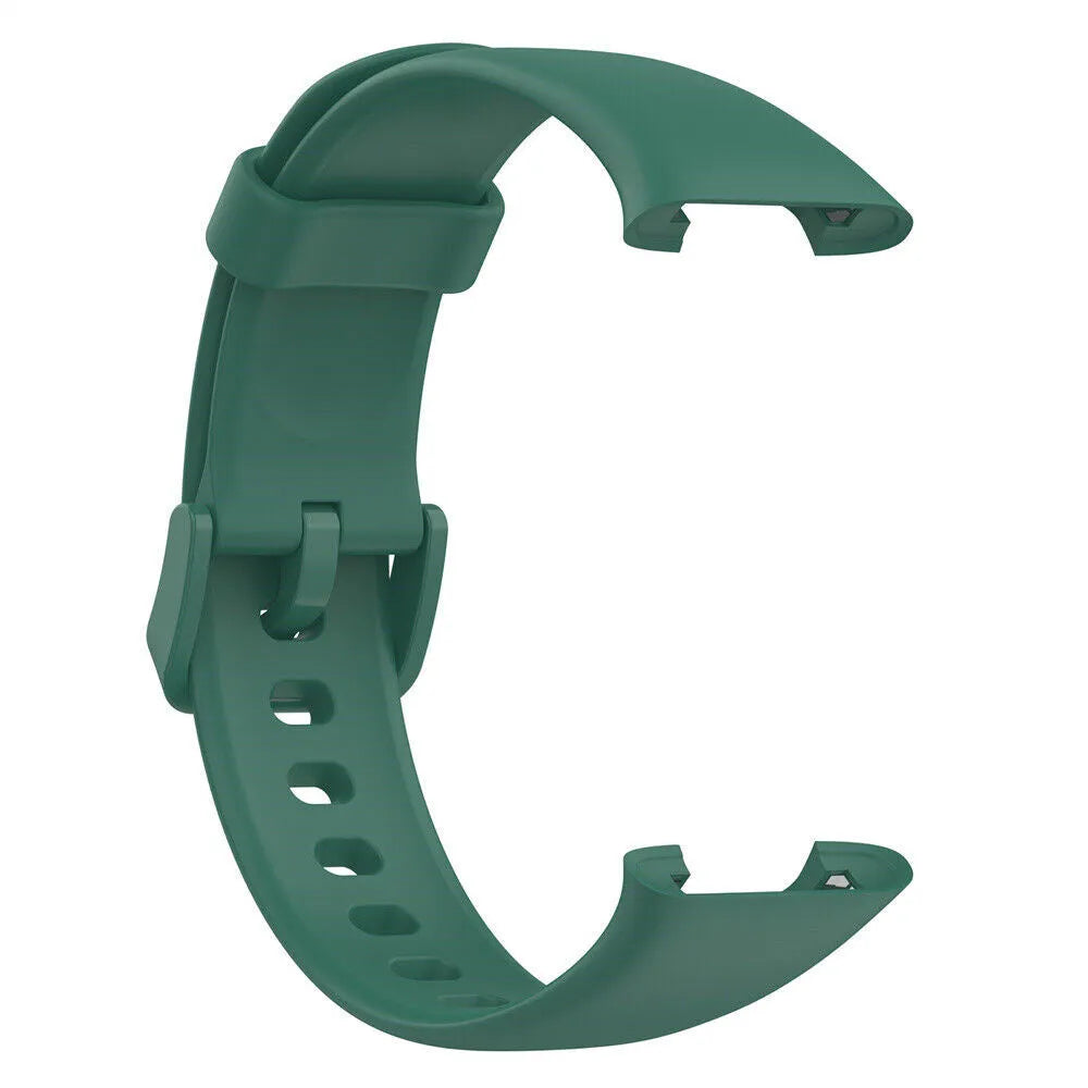 Silicone Strap, dark green, without a watch, 3/4 front view
