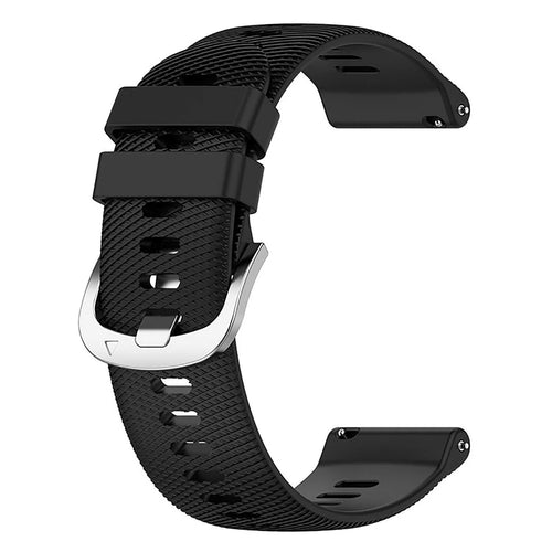 Garmin Vivoactive 6 Silikonarmband (Schwarz)