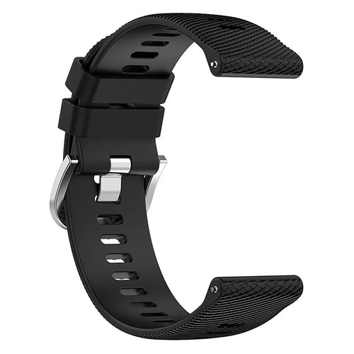 Garmin Vivoactive 6 Silikonarmband (Schwarz)