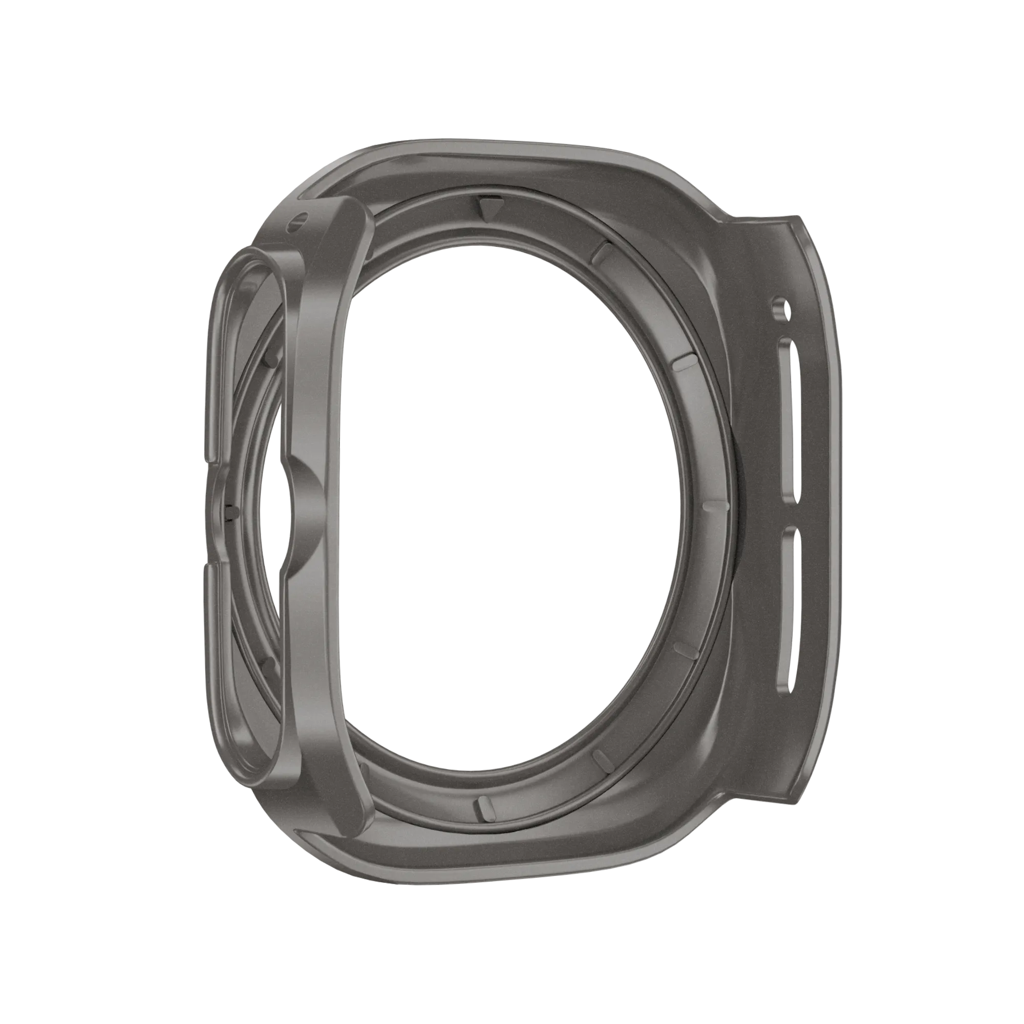 Bandz Funda PC bisel Samsung Galaxy Watch Ultra (gris titanio /blanco)
