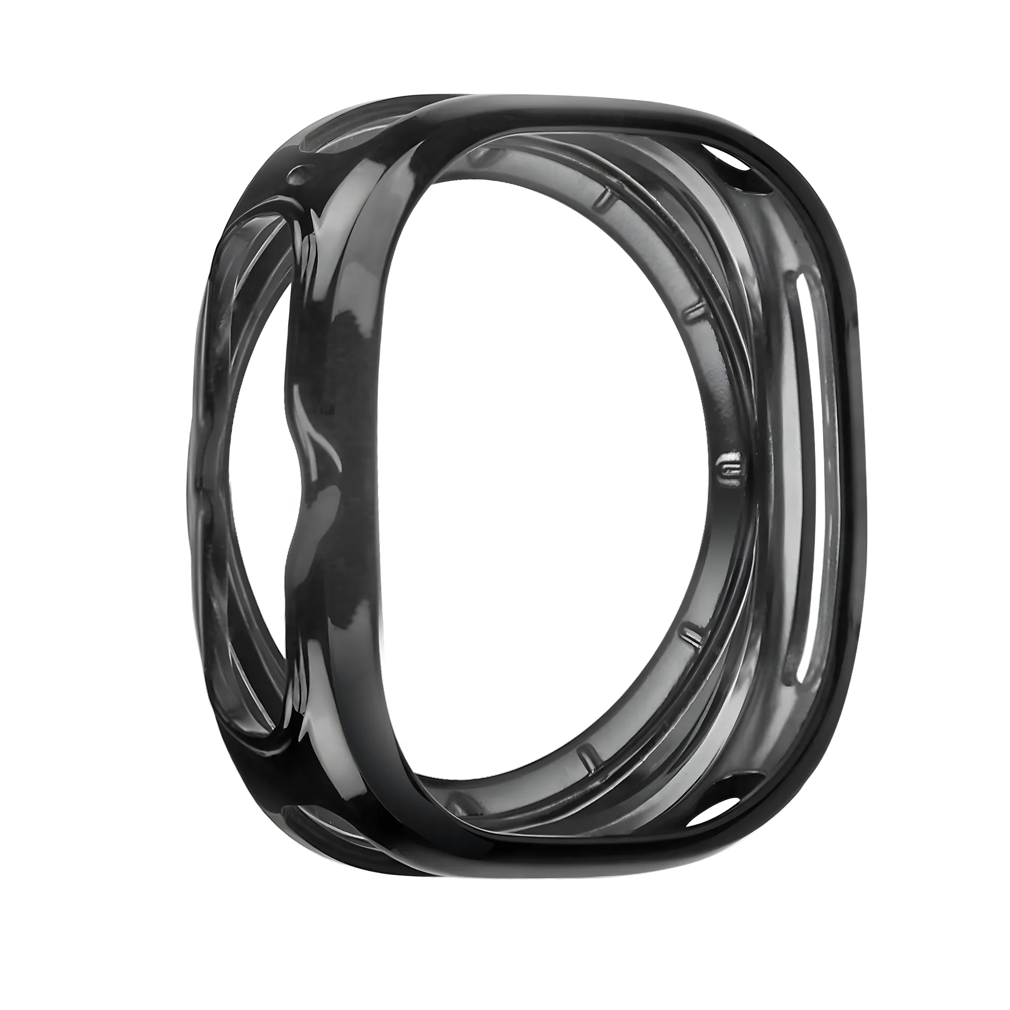 Bandz Funda TPU galvanizado Samsung Galaxy Watch Ultra (negro)