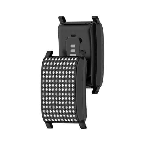 Coque résistante diamant compatible avec Whoop (noir)