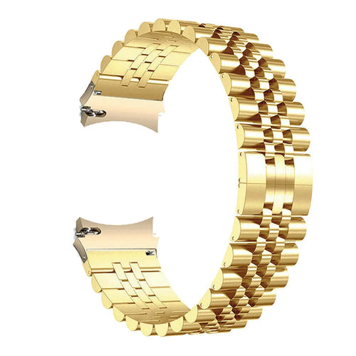 Jubilee Steel Strap, gold, without a watch, 3/4 rear view
