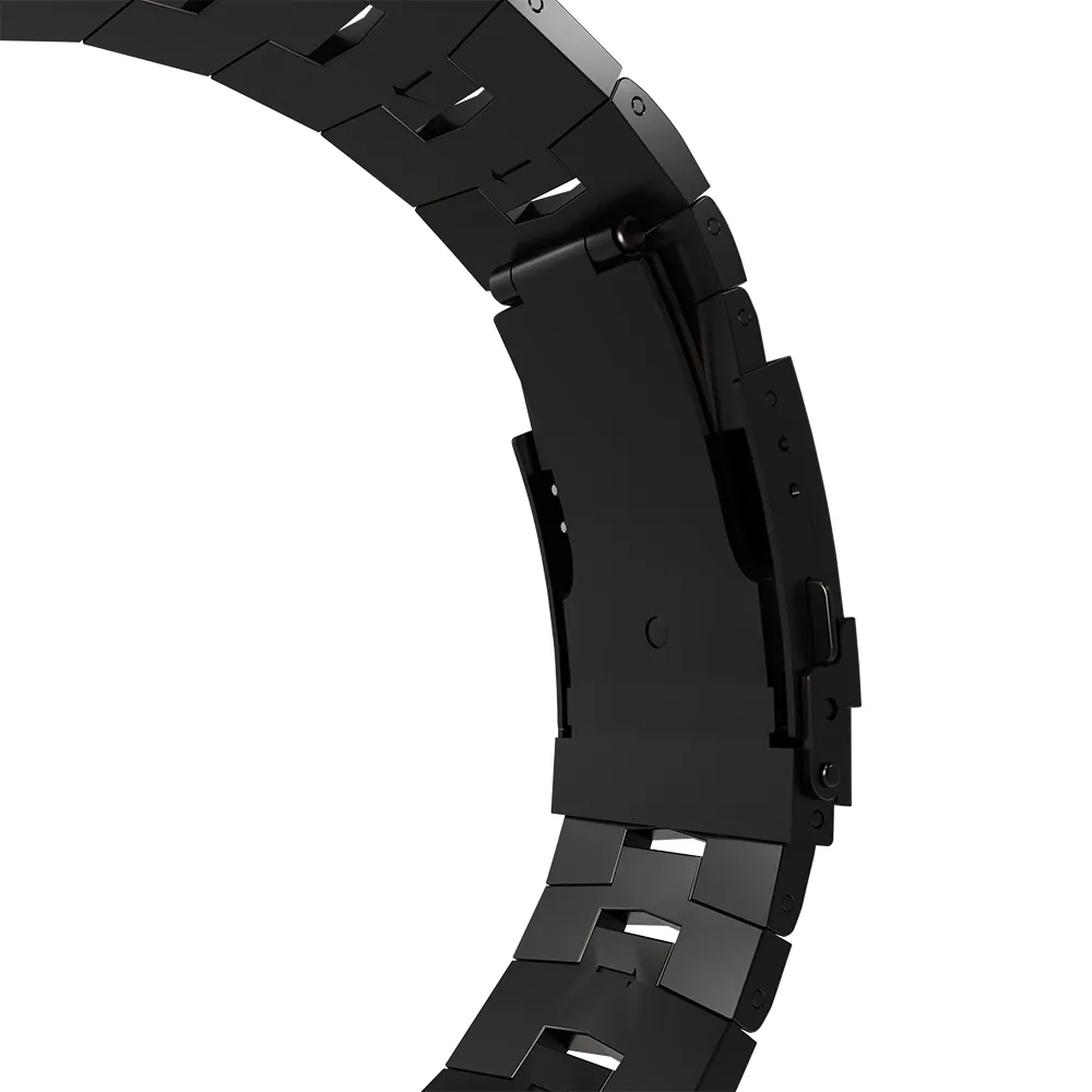 Correa titanio granulado Polar Street X (negro)