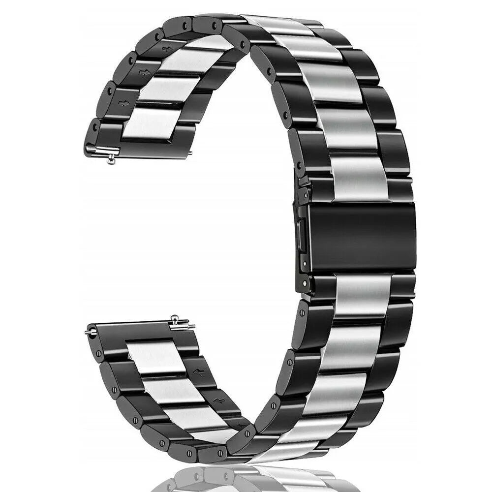 Amazfit Active Steel Strap (Black/Silver)