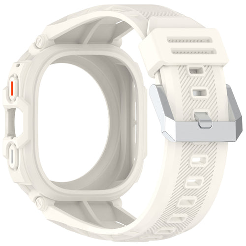 Bracelet TPU avec cadre Samsung Galaxy Watch Ultra (blanc ivoire)