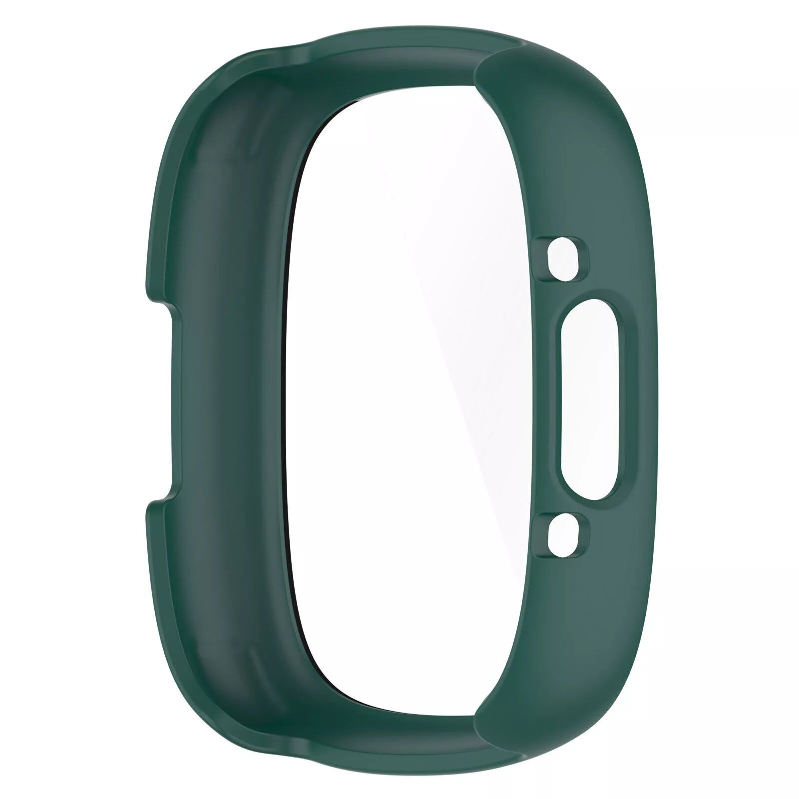 Funda rígida con vidrio Fitbit Versa 4 / Sense 2 (verde)