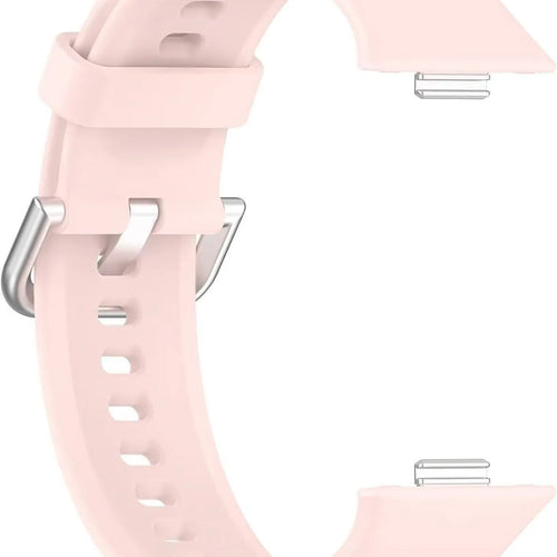 Silicone Strap, light pink, without a watch, 3/4 rear view