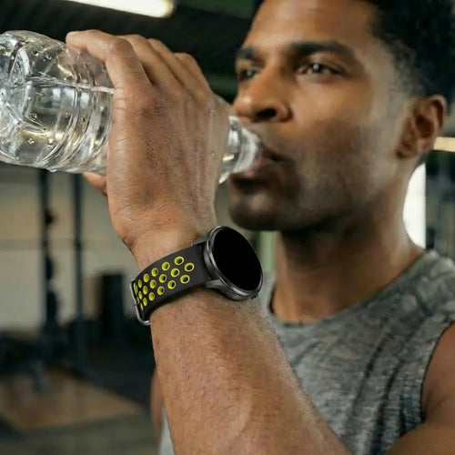 Bandz Garmin Bounce 2 Sport Strap 'Deluxe' (Black/Yellow)