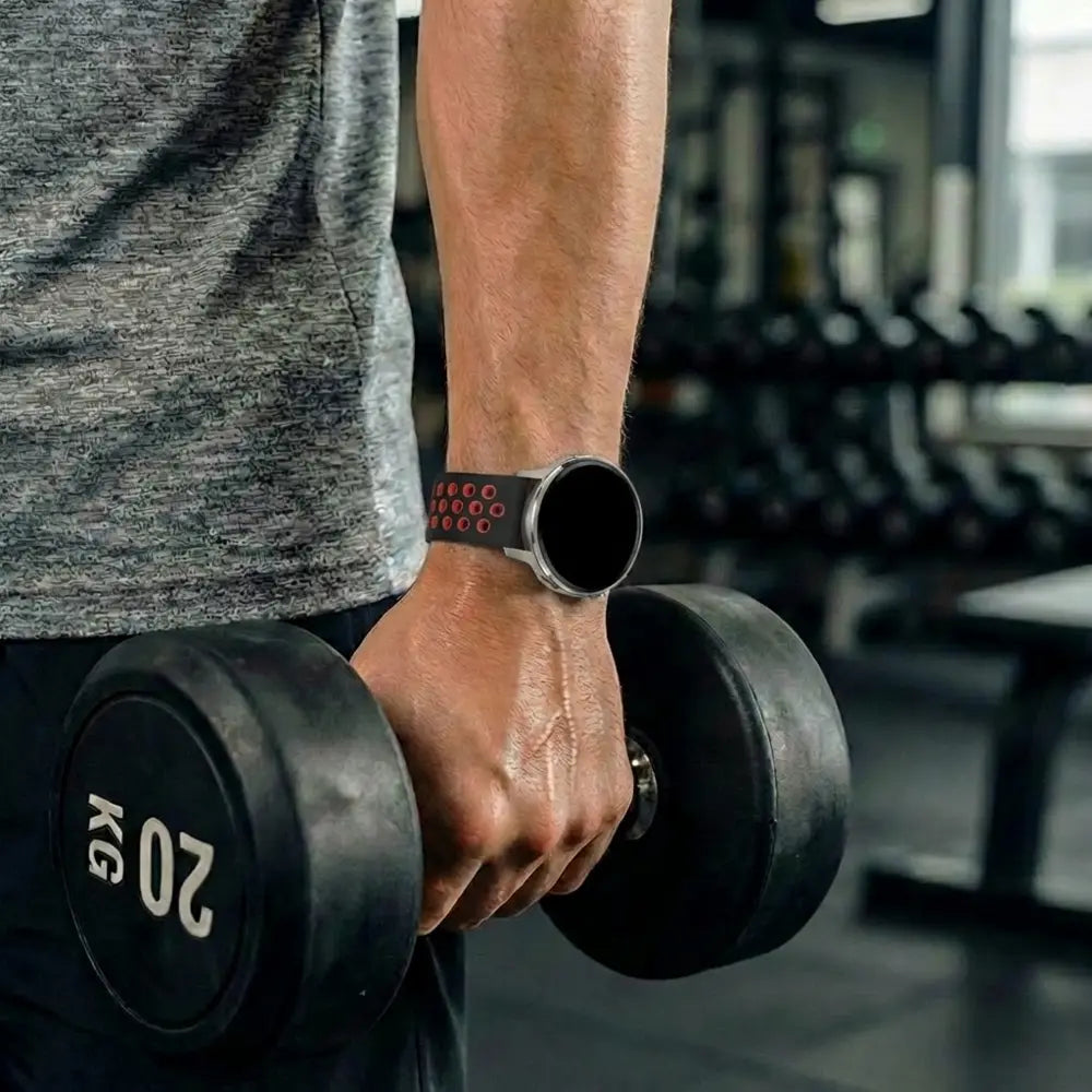 Bandz Garmin Bounce 2 Sport Strap 'Deluxe' (Black/Red)