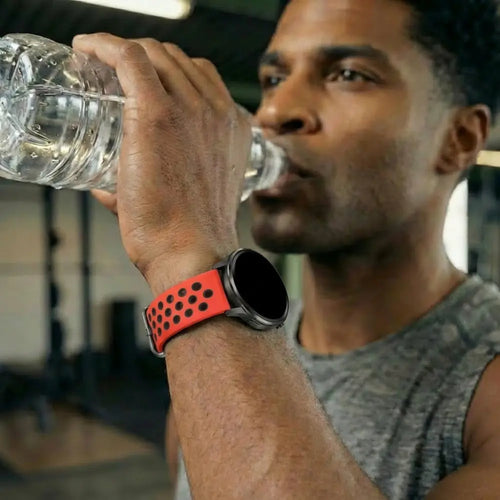 Bandz Garmin Bounce 2 Sport Strap 'Deluxe' (Red/Black)