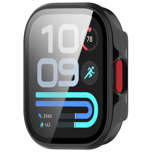 Redmi Watch 6 Lite PC-Schutzhülle mit Glas (Schwarz)