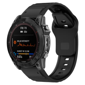 Garmin Tactix 8 - 47mm outdoor siliconen band (zwart)