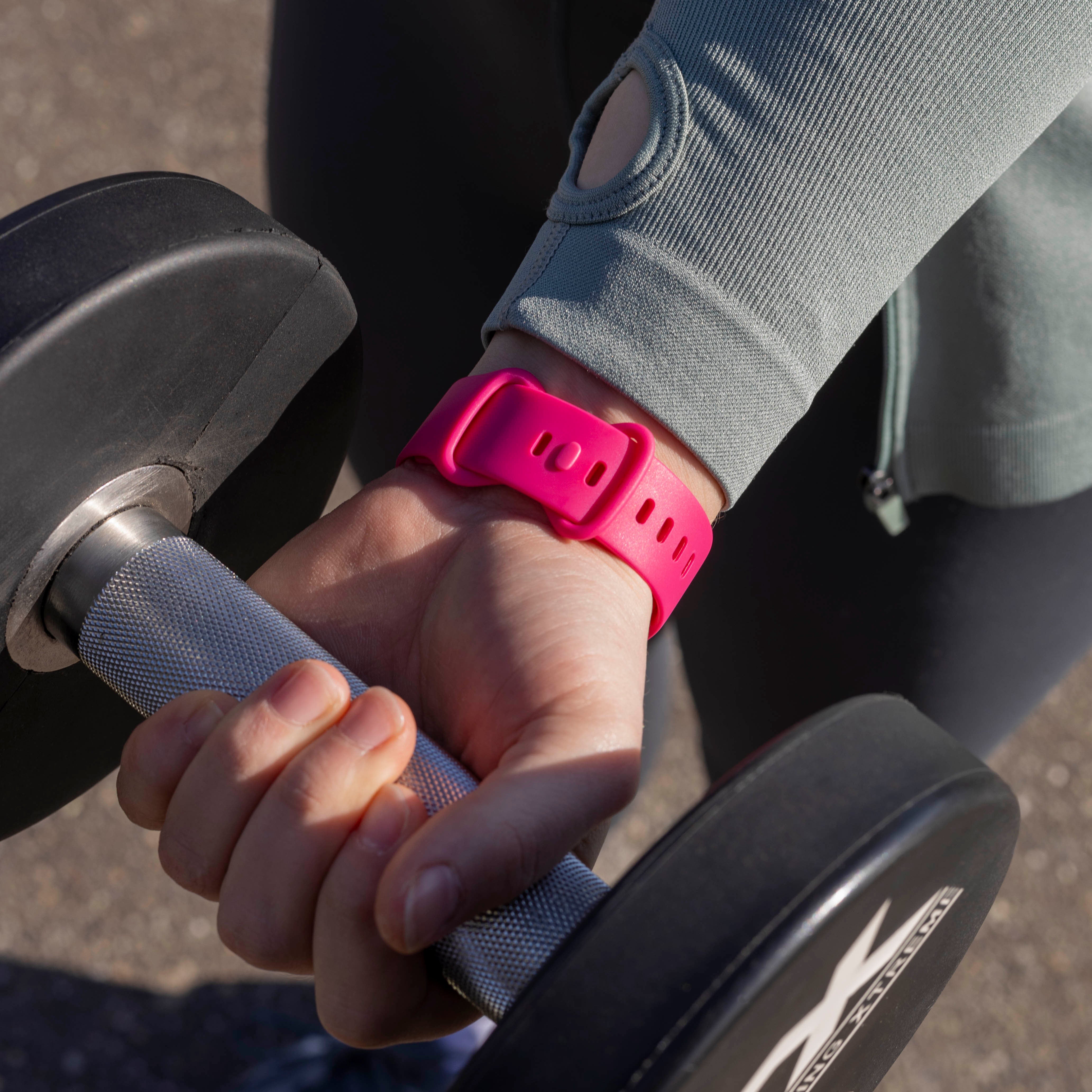 Correa silicona clásica Fitbit Versa 3 (rosa brillante)