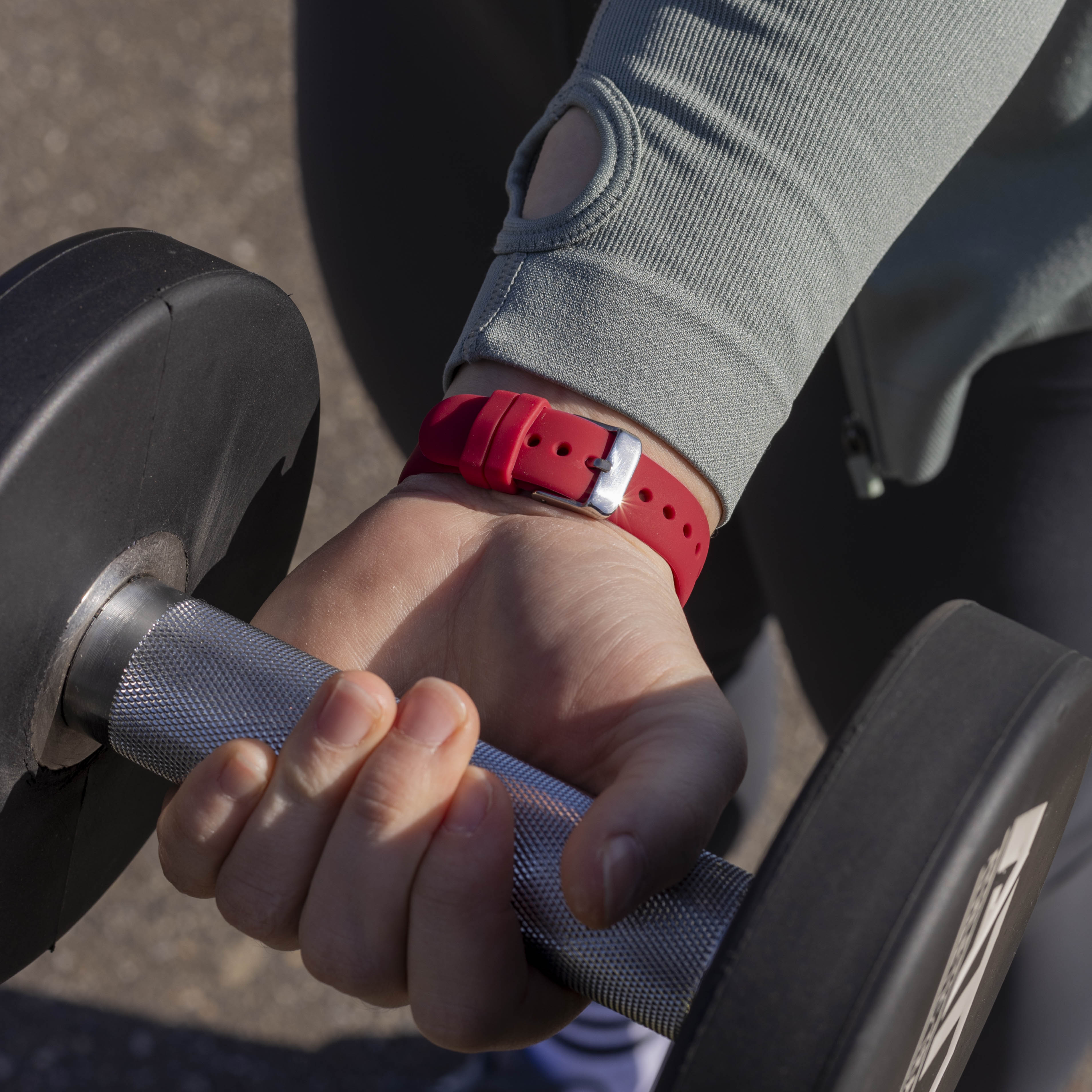 Correa silicona lujo Fitbit Versa 3 (rosa-roja)
