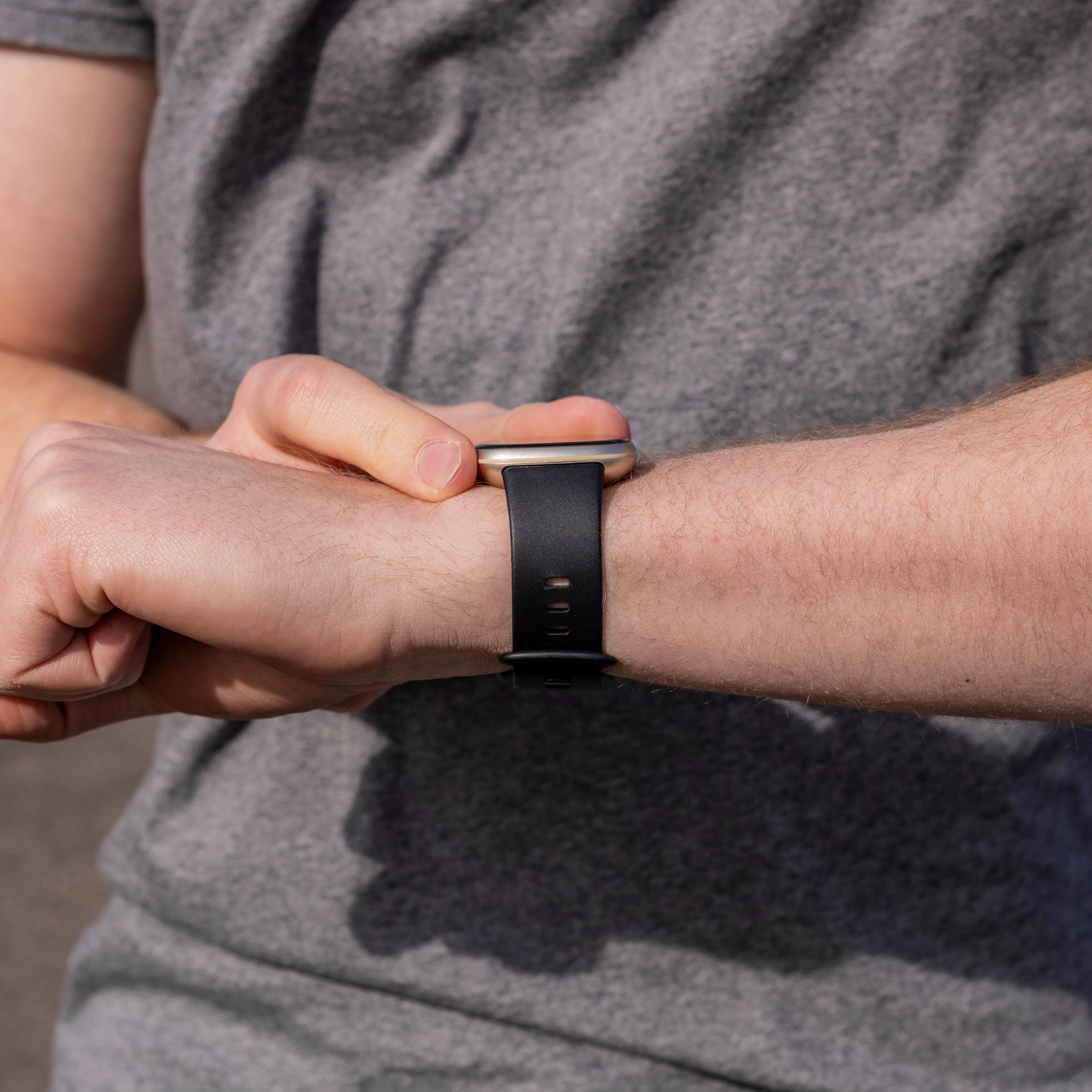 Fitbit Versa 3 Silicone Strap Classic (Black)