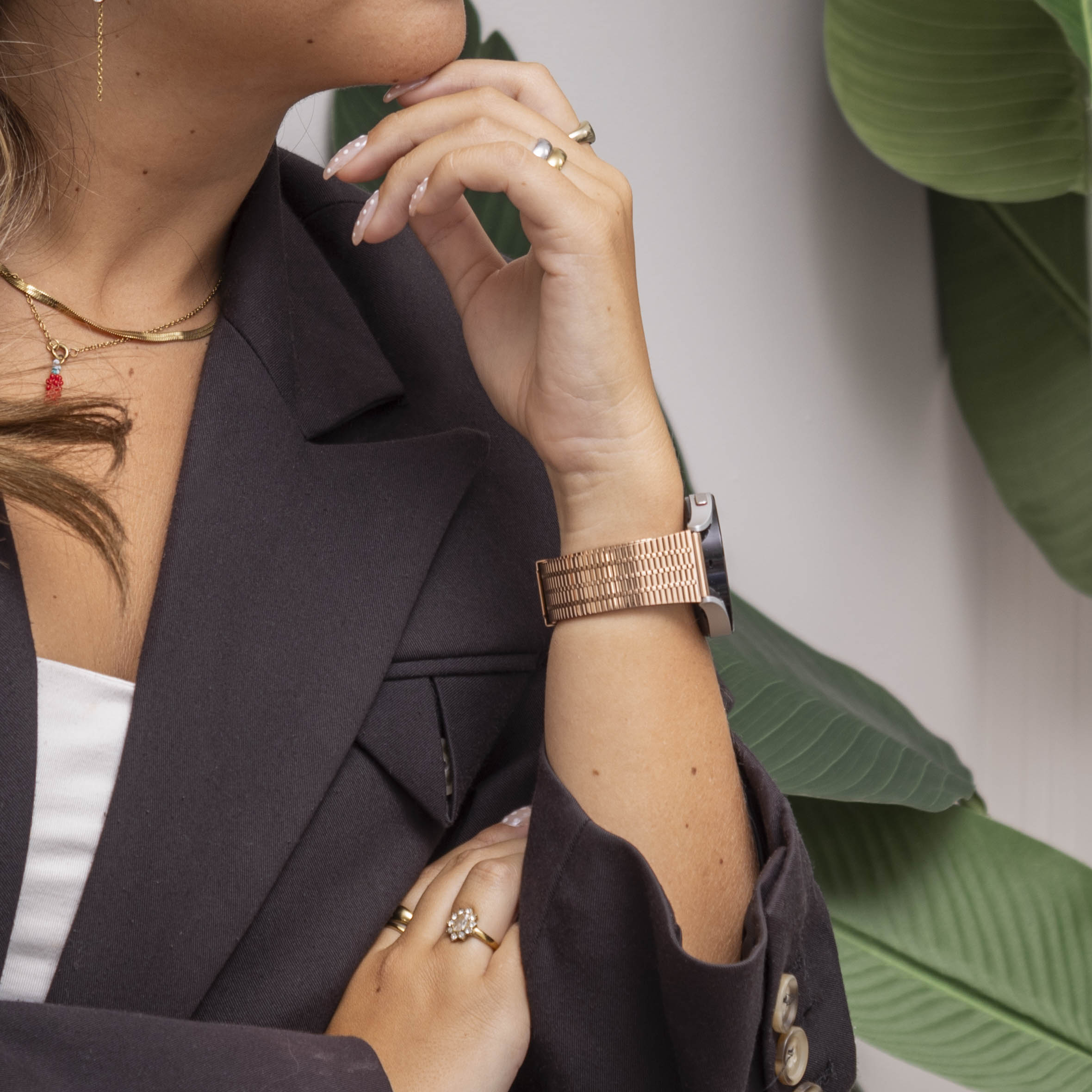 Amazfit GTS 2 Edelstahl-Armband (Roségold)
