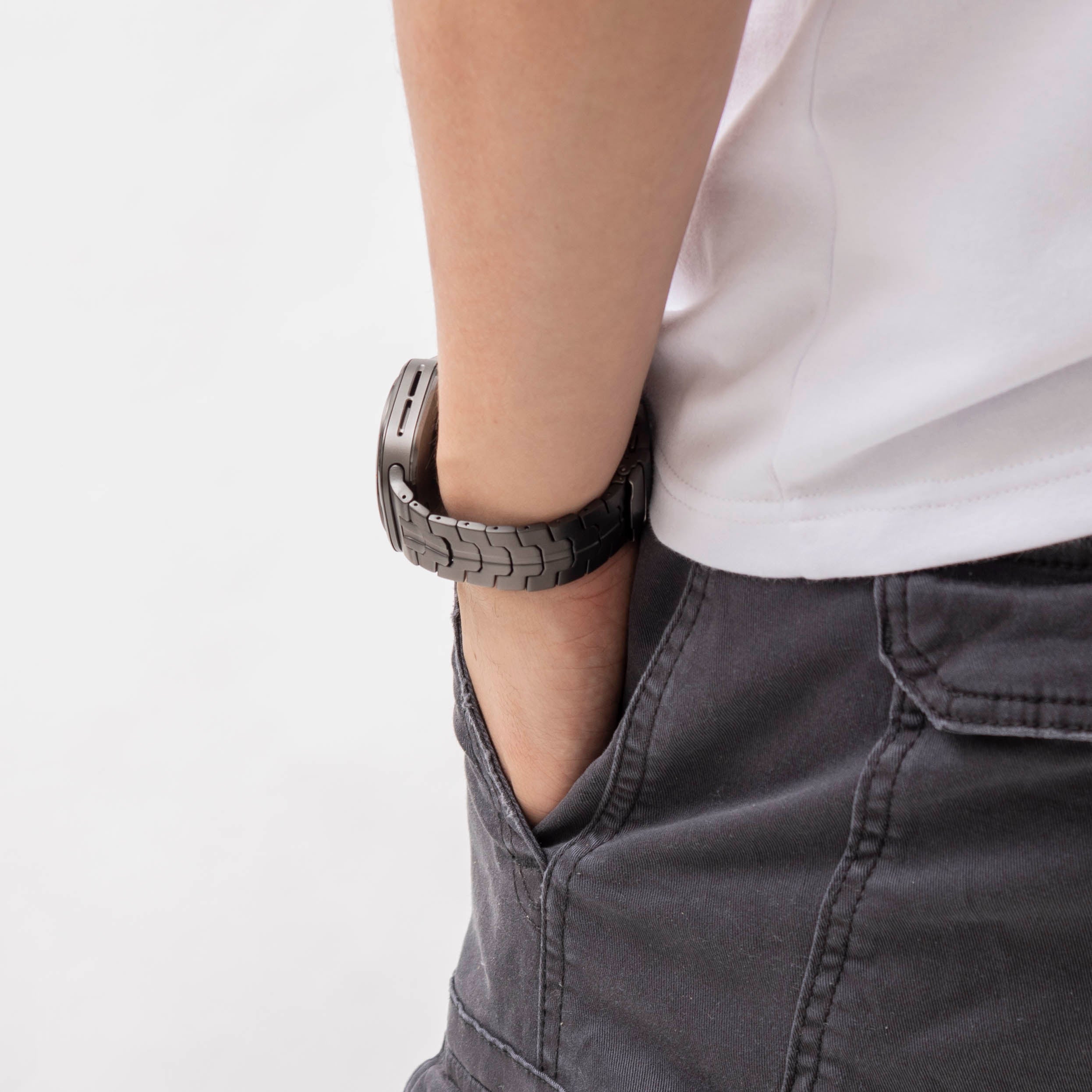 Samsung Galaxy Watch Ultra 'Iron' Titanarmband (Graphit)